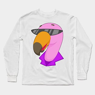 Flamingo Sunglasses Long Sleeve T-Shirt